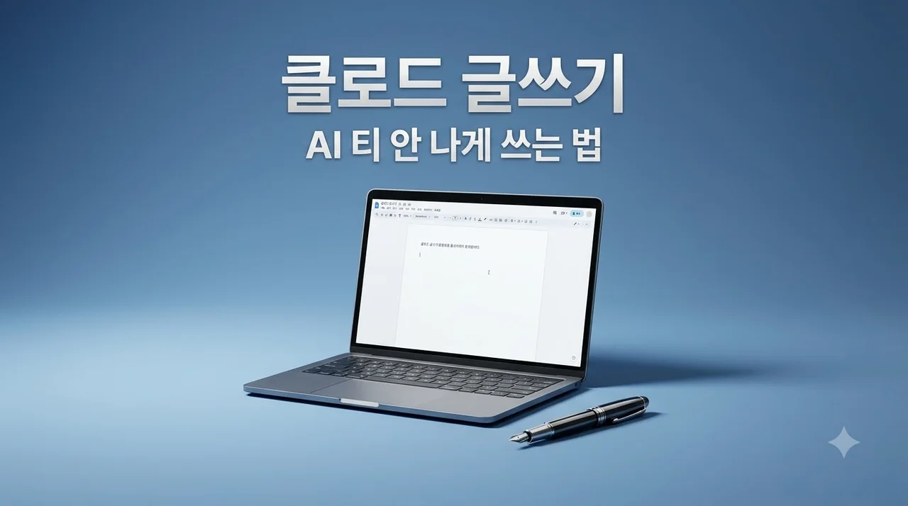 클로드로 블로그 글 쓰기: AI 티 안 나게 내 말투로 쓰는 3단계 전략