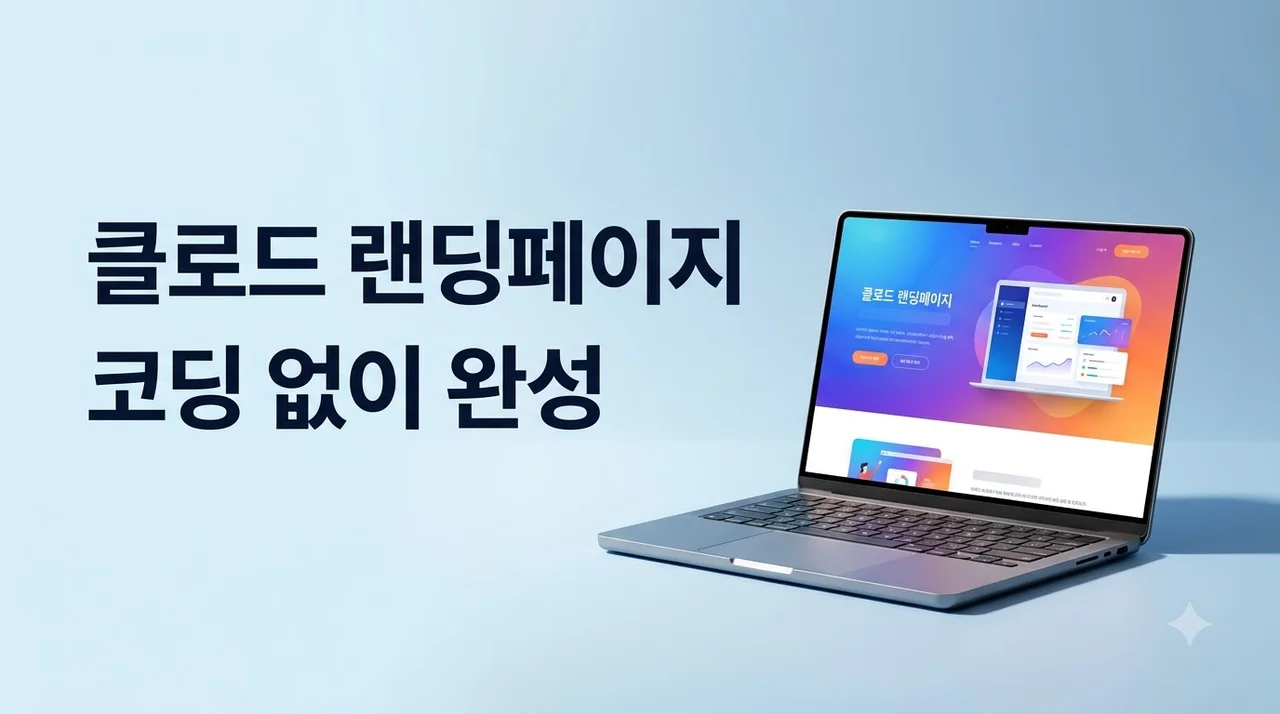 클로드로 코딩 없이 랜딩페이지 만들기: 초보자를 위한 10분 완성 가이드